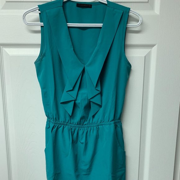 Turquoise Dress with Pockets - Picture 1 of 3